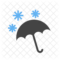 Schneefall  Symbol