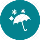 Schneefall Regenschirm Schnee Icon