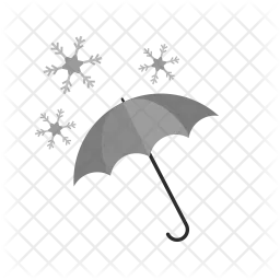 Schneefall  Symbol