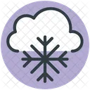 Schneeflocke Wolke Winter Symbol