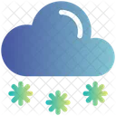 Wolke Schneeflocke Wetter Icon