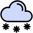 Wolke Schneeflocke Wetter Icon