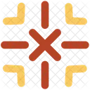 Schneeflocke Winter Dekoration Symbol