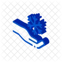 Phantasie Schneeflocke Kostum Symbol