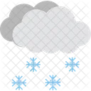 Schneeflocke Wolke Schnee Icon