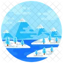 Landschaft Schneelandschaft Winterlandschaft Icon