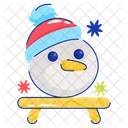 Mann Winter Schnee Icon