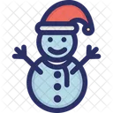 Mann Schnee Schneemann Icon