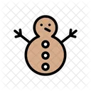 Schneemann Eis Dekoration Symbol