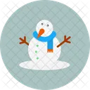 Schneemann Schnee Karotte Symbol