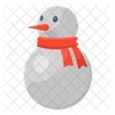 Schneemann Schneeskulptur Weihnachtsmann Symbol