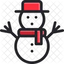 Weihnachten Schneemann Schnee Symbol