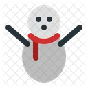 Schnee Schneemann Weihnachten Icon