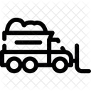Schneepflug Schneeraumung Symbol