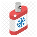 Schneespray Spruhflasche Schneeparty Symbol