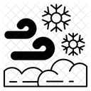 Schneesturm  Symbol