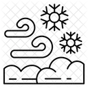 Schneesturm  Symbol
