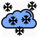 Verschneites Wetter  Symbol