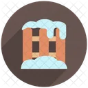 Zaun Winter Haus Icon