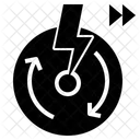 Schnell Schnell Drehen Symbol