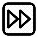 Vorwarts Pfeil Weiter Symbol