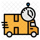 LKW Lieferung Logistik Symbol