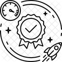 Max Qualitat Abzeichen Symbol