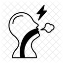 Schnelle Atmung  Symbol