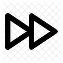 Weiter Pfeil Vorwarts Symbol