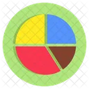 Slice Diagramm Slice Graph Datenanalyse Symbol