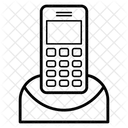 Schnurloses Telefon  Symbol