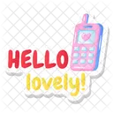 Schnurloses Telefon  Symbol