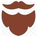 Schnurrbart Requisite Stand Requisite Schnurrbart Maske Symbol