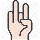 Schocker Finger Korperteil Symbol