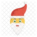 Schockierender Weihnachtsmann Weihnachtsmann Weihnachten Icon