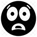 Geschocktes Emoji Geschockter Ausdruck Emotag Symbol
