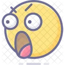 Geschockter Emoji  Symbol