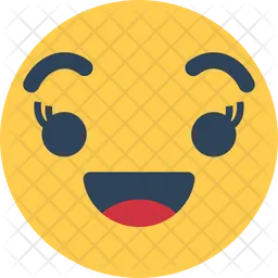 Schockiertes Gesicht Emoji Symbol