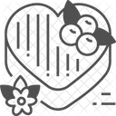 Schoko-Lava-Kuchen  Symbol