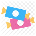 Paar Sussigkeiten Bonbons Symbol