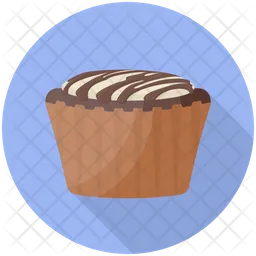 Schokoladen-Cupcake  Symbol