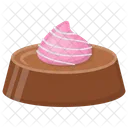 Erdbeere Cupcake Geburtstag Symbol