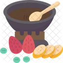 Schokoladenfondue  Symbol