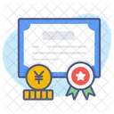 Scholarship Education Graduation Icon