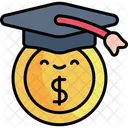 Scholarship Education Kawaii Icon