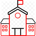 School Education Building School Building Icon