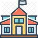 School Educational Building Icon
