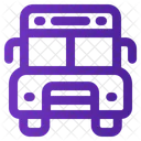 学校、バス、教育 アイコン