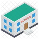 School Educational Institute Building Icon
