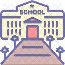 School Building Education Icon